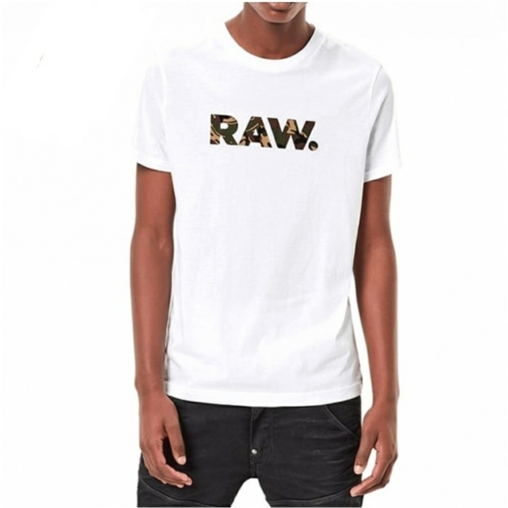 G-Star Raw Mattow White Short Sleeve T-Shirt